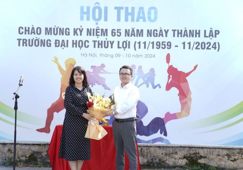 Vingo English tài trợ chương trình hội thao kỉ niệm 65 năm thành lập trường Đại Học Thuỷ Lợi